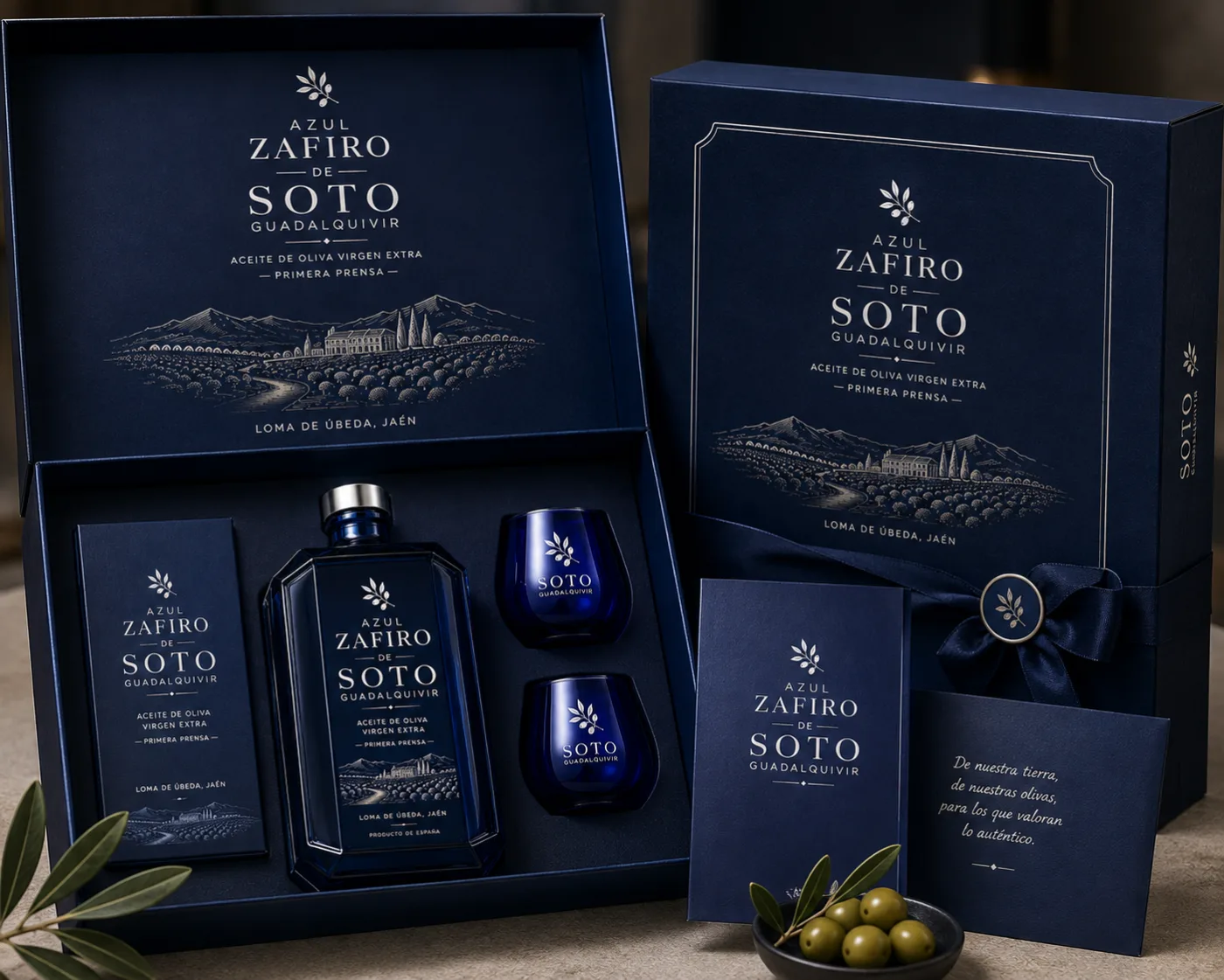 Estuche de regalo Azul Zafiro
